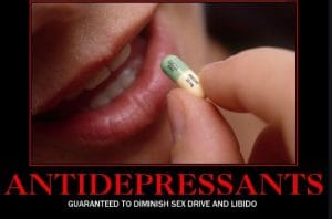 Antidepressants, libido. sex drive