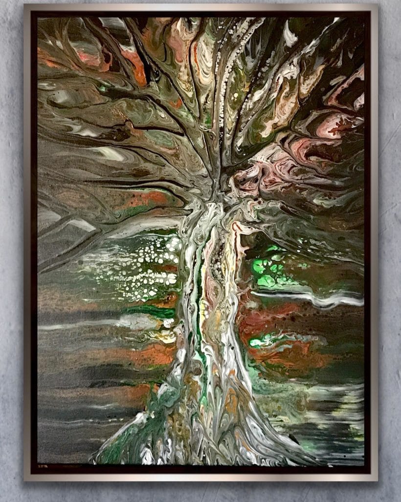 Tree acrylic art