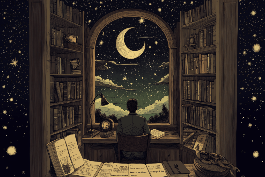 "Verses from the Edge: Poetry in the Midnight Hours"
