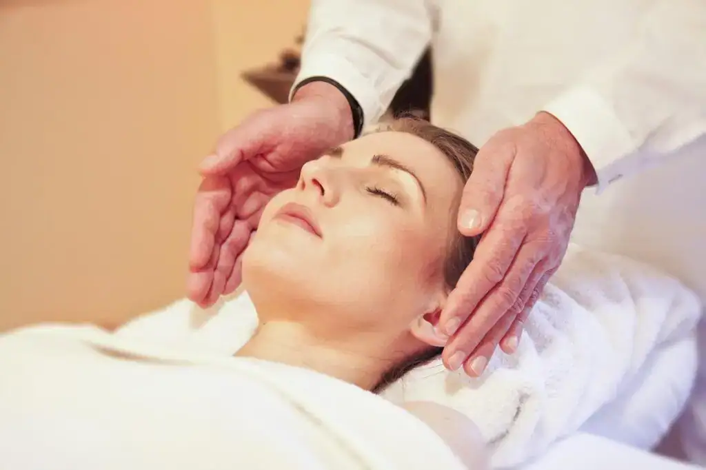 Reiki session supporting sobriety and emotional healing