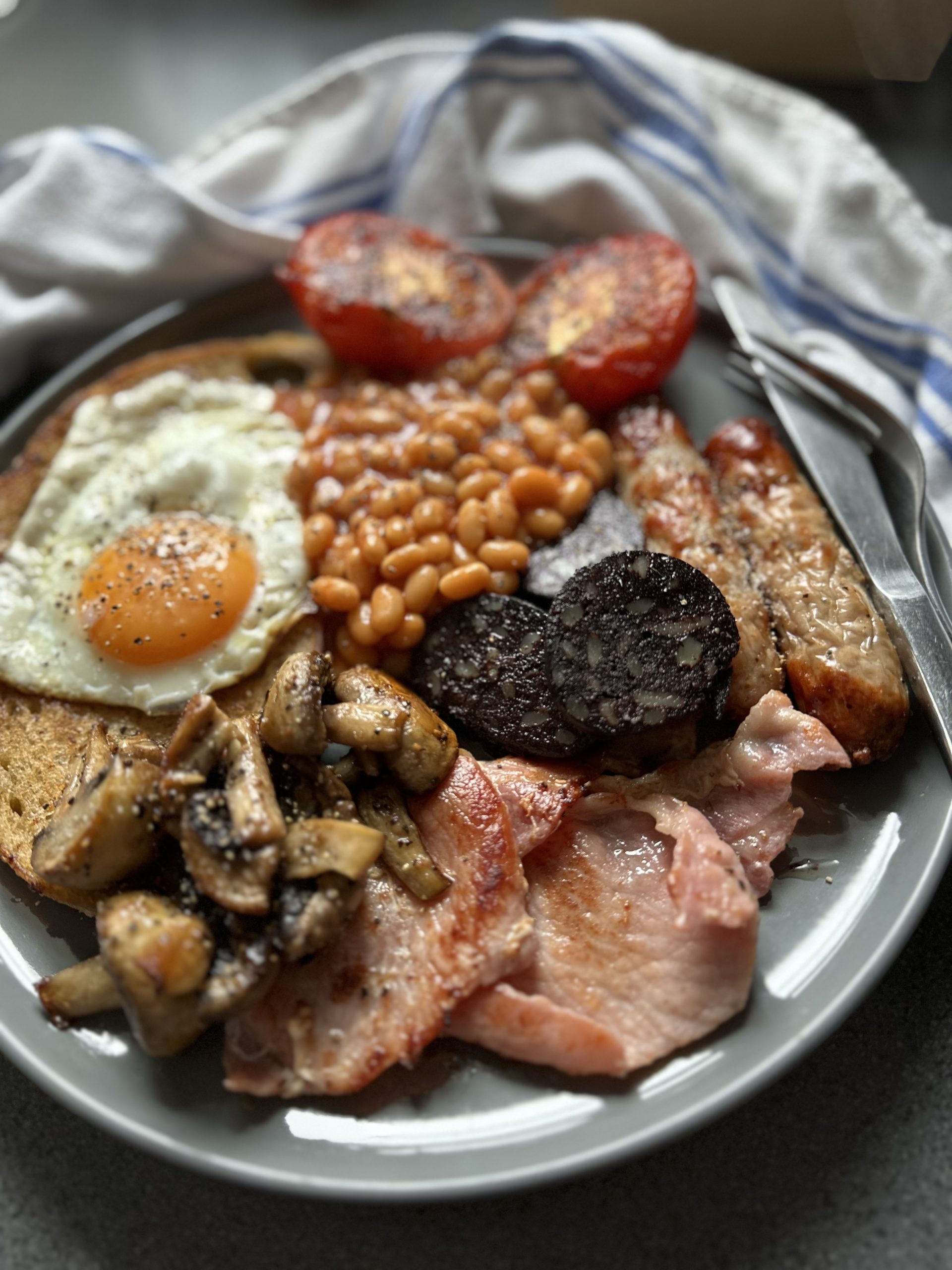 Plate of real food cooked by Ian