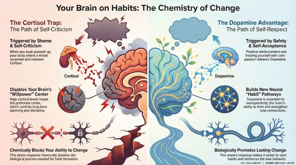 infographic hichlighting Cortisol vs Dopamine Similarities and Differences: How to Find Balance