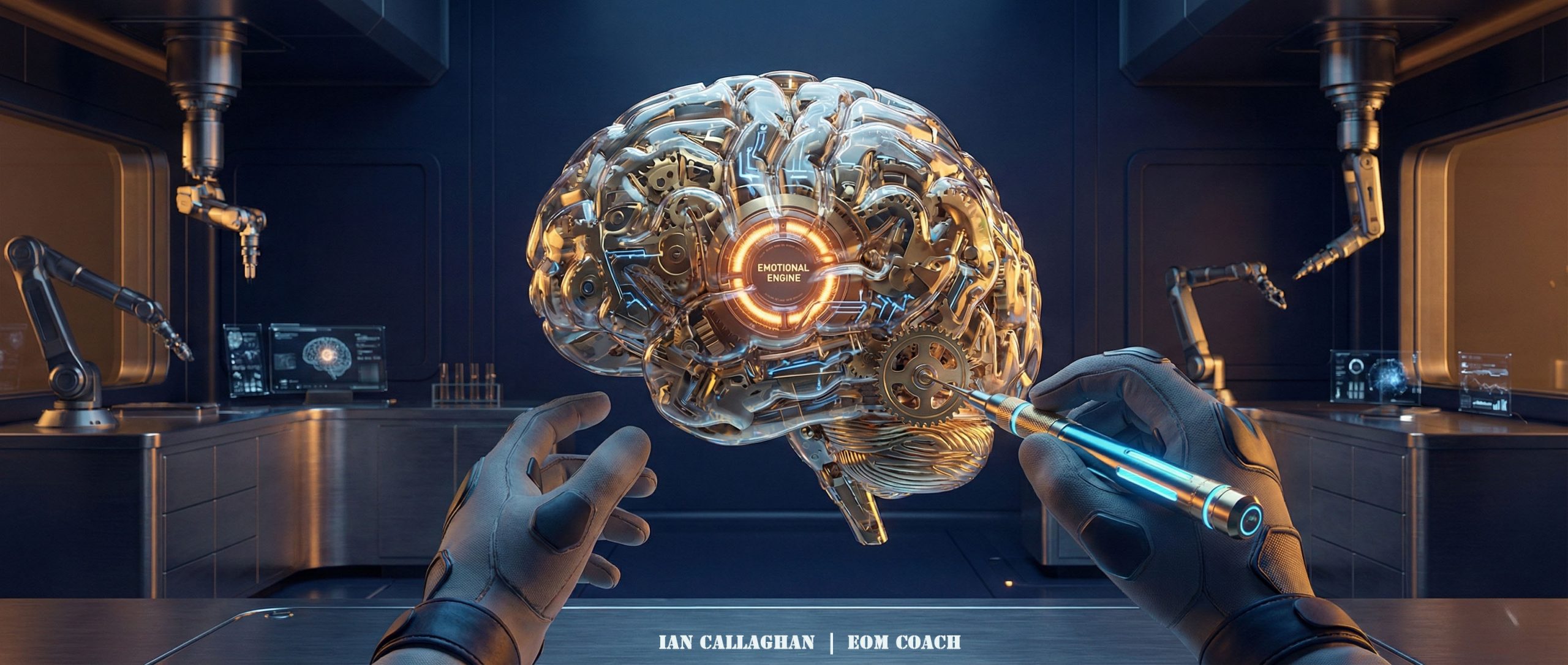 Mindset and recovery coaching system showing emotional regulation and nervous system mechanics by Ian Callaghan