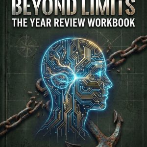 year review workbook cover showing a headshot breaking free from chains