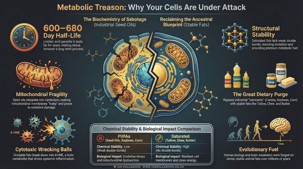 infograph for IS SEED OIL TOXICITY THE NEW TOBACCO? A DEEP DIVE INTO WHY OUR ANCESTORS NEVER STRUGGLED WITH METABOLIC SYNDROME.
