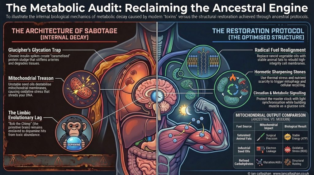 Infograph for The Meatbolic audit by Ian Callaghan