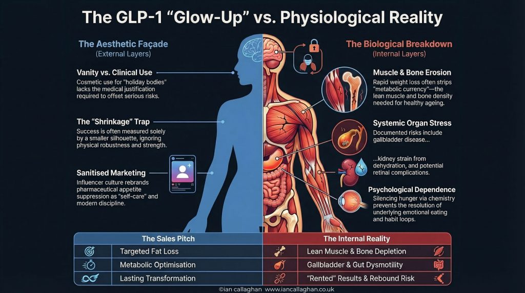 infography for The Long-Term Side Effects Of GLP-1 Vanity Use
