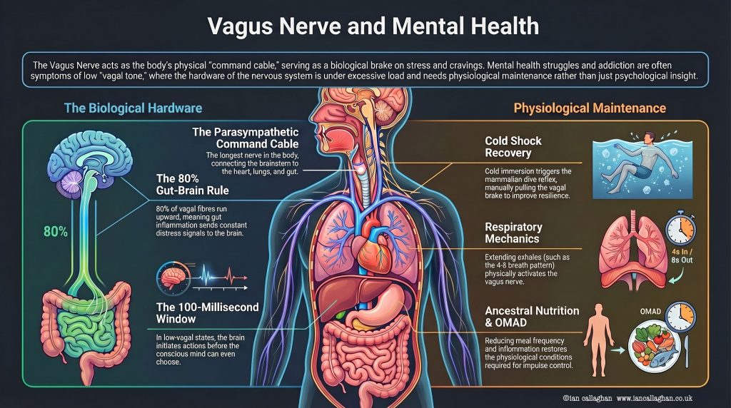 infograph on the vagal nerve and mental health by Ian Callaghan