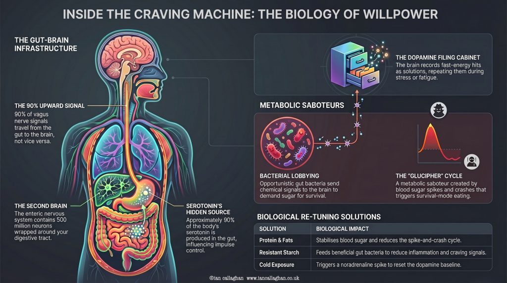 infograph on why do i crave sugar at night | Ian Callaghan