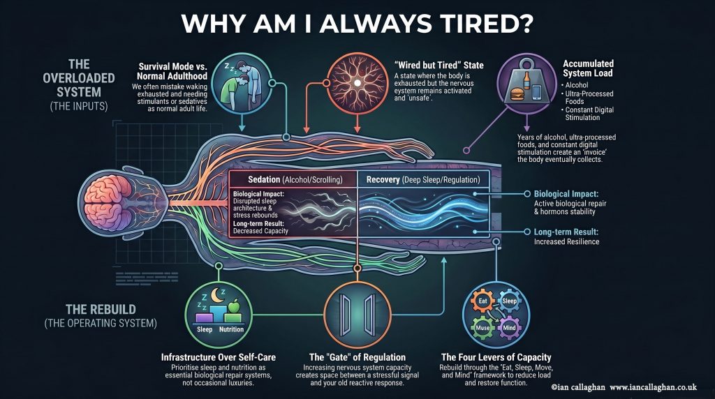 Infograph for Why am I always tired by Ian Callaghan